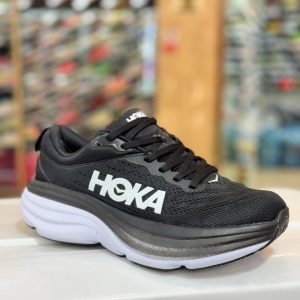 کتونی هوکا باندی ۸ مشکی   | Hoka Bondi 8