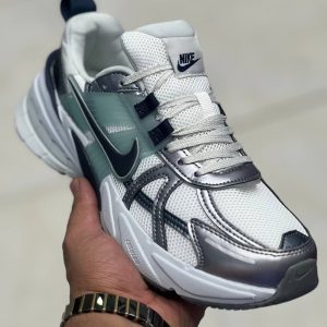 کتونی نایک وی تو کی ران سفیدطوسی کشلون NIKE V2K RUN درجه یک  