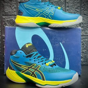 خرید کفش ASICS Sky Elite FF 2 آبی زرد برای طبیعت‌گردی سبک و ورزش-زاهدان کتونی