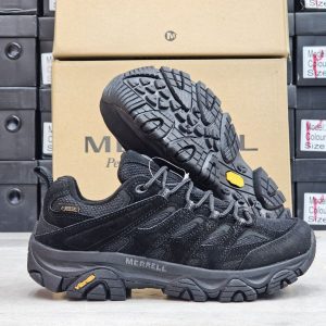 کفش ترکینگ مرل Moab مشکی ضدآب GORE-TEX با زیره ویبرام – کیفیت  