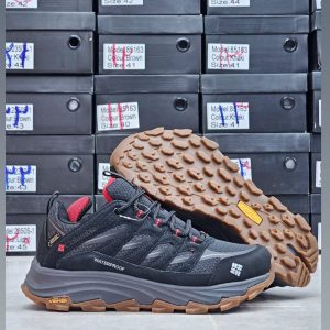 کفش ترکینگ کلمبیا ضدآب GORE-TEX با زیره ویبرام – مشکی  