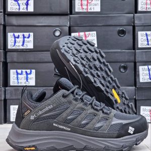 کفش ترکینگ کلمبیا ضدآب GORE-TEX با زیره ویبرام – کیفیت   مشکی