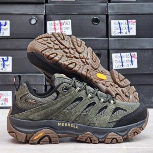 کفش ترکینگ مرل Moab سبز GORE-TEX با زیره ویبرام – کیفیت 